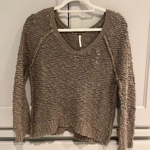 Free People Olive Sweater
